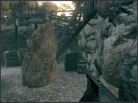 The last one is hidden right before the end of the chapter (in the place where the last shooting is happening - after covering the suspension bridge) - Chapter V - Secrets - Call of Juarez: Bound in Blood - Game Guide and Walkthrough