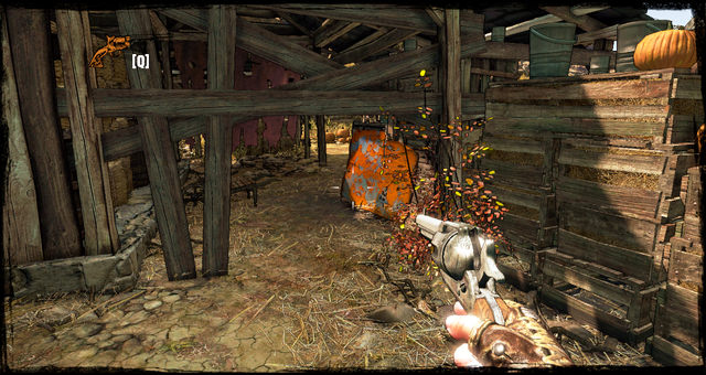 The path on the right will get you around the blocked entrance in the front - Episode 1 - Once Upon a Time in Stinking Springs - Walkthrough - Call of Juarez: Gunslinger - Game Guide and Walkthrough