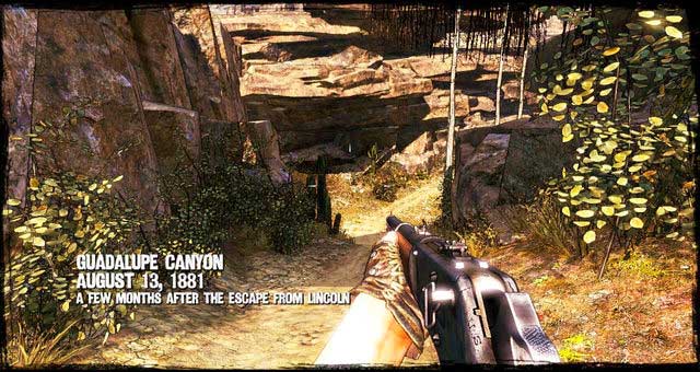 Move ahead, following the sandy path - Episode 3 - A Bullet for the Old Man - Walkthrough - Call of Juarez: Gunslinger - Game Guide and Walkthrough