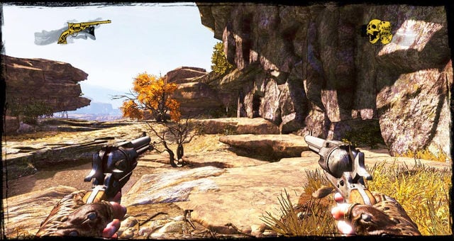 The pursuit won't stop until you reach a small lake, which will trigger a cutscene - Episode 3 - A Bullet for the Old Man - Walkthrough - Call of Juarez: Gunslinger - Game Guide and Walkthrough