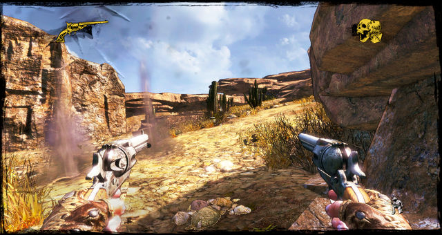 These are the covers to take - Episode 3 - A Bullet for the Old Man - Walkthrough - Call of Juarez: Gunslinger - Game Guide and Walkthrough