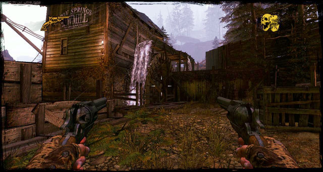 The old, but operational mill - Episode 4 - Gunfight at the Sawmill - Walkthrough - Call of Juarez: Gunslinger - Game Guide and Walkthrough