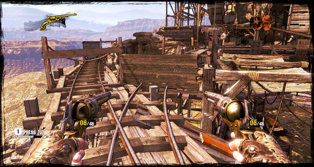The last tracks before meeting the boss - Episode 5 - The Magnificent One - Walkthrough - Call of Juarez: Gunslinger - Game Guide and Walkthrough