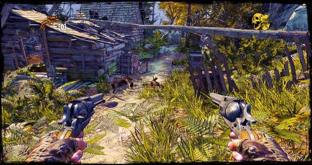 There's an ammo cache behind that house - Episode 7 - Dances With Renegades - Walkthrough - Call of Juarez: Gunslinger - Game Guide and Walkthrough