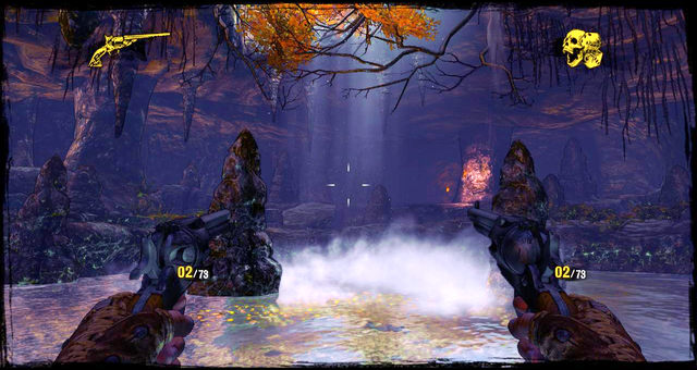 The Cave of Death in which you have a conversation with Grey Wolf - Episode 7 - Dances With Renegades - Walkthrough - Call of Juarez: Gunslinger - Game Guide and Walkthrough