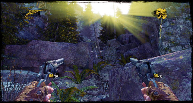 Go after the Indian, directly towards the sun - Episode 7 - Dances With Renegades - Walkthrough - Call of Juarez: Gunslinger - Game Guide and Walkthrough