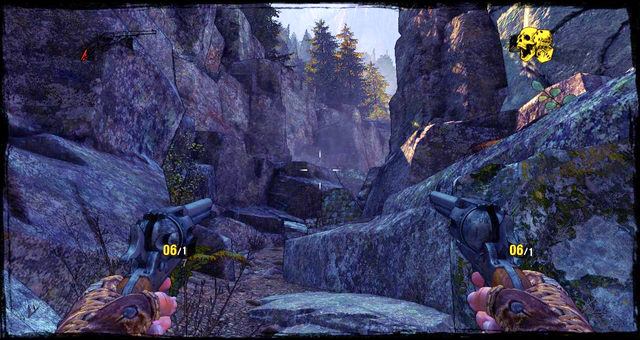 Canyon sprint after fighting the Indians - Episode 7 - Dances With Renegades - Walkthrough - Call of Juarez: Gunslinger - Game Guide and Walkthrough