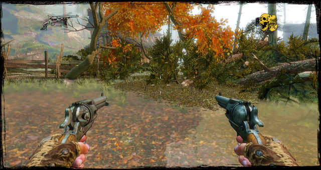 These trees show you the way - Episode 9 - Bounty Hunter is Still My Name - Walkthrough - Call of Juarez: Gunslinger - Game Guide and Walkthrough