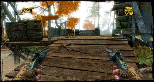 The entrance to a cabin which is still in good shape - Episode 9 - Bounty Hunter is Still My Name - Walkthrough - Call of Juarez: Gunslinger - Game Guide and Walkthrough