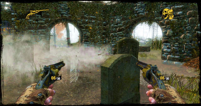 The left or right passageway - Episode 9 - Bounty Hunter is Still My Name - Walkthrough - Call of Juarez: Gunslinger - Game Guide and Walkthrough