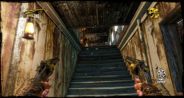 Stairs up - Episode 9 - Bounty Hunter is Still My Name - Walkthrough - Call of Juarez: Gunslinger - Game Guide and Walkthrough