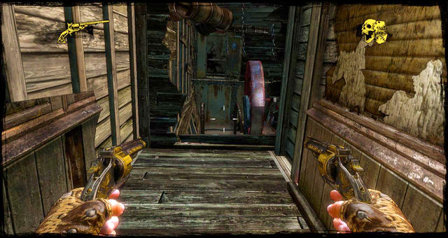 A view on the engine room, you need to go through it - Episode 9 - Bounty Hunter is Still My Name - Walkthrough - Call of Juarez: Gunslinger - Game Guide and Walkthrough
