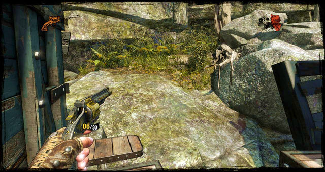 Exit to the rock shelf - Episode 10 - Not So Great Train Robbery - Walkthrough - Call of Juarez: Gunslinger - Game Guide and Walkthrough