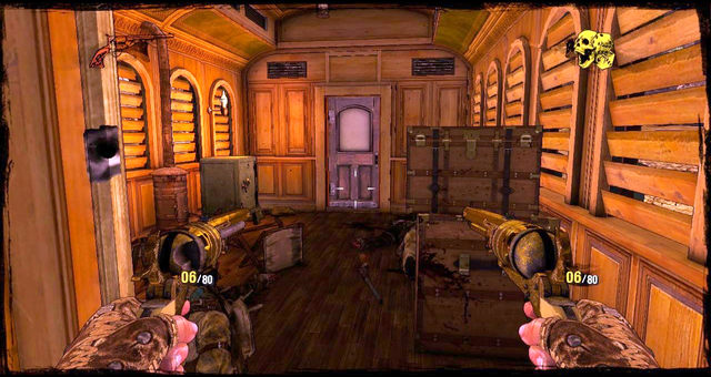 Inside a cart - Episode 12 - Death Rides a Steel Stallion - Walkthrough - Call of Juarez: Gunslinger - Game Guide and Walkthrough