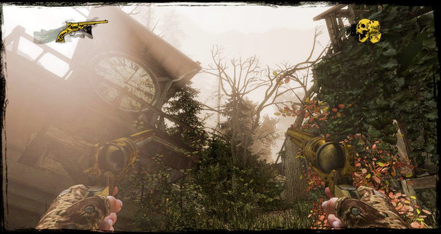 As you follow it, the mini game will trigger - Episode 14 - The Good, the Bad and the Dead - Walkthrough - Call of Juarez: Gunslinger - Game Guide and Walkthrough