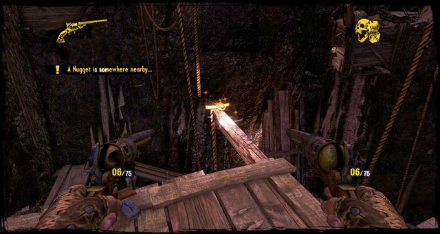 The mine proper, the secret down the ladder - Episode 5 - Nuggets of Truth (Secrets) - Call of Juarez: Gunslinger - Game Guide and Walkthrough