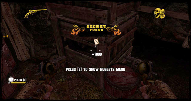 Explosives storage - Episode 5 - Nuggets of Truth (Secrets) - Call of Juarez: Gunslinger - Game Guide and Walkthrough