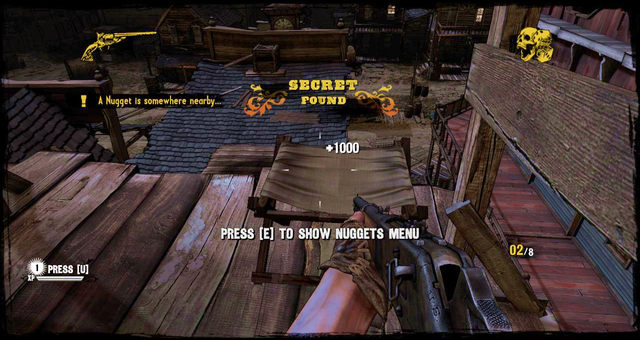 The water tower secret - Episode 6 - Nuggets of Truth (Secrets) - Call of Juarez: Gunslinger - Game Guide and Walkthrough