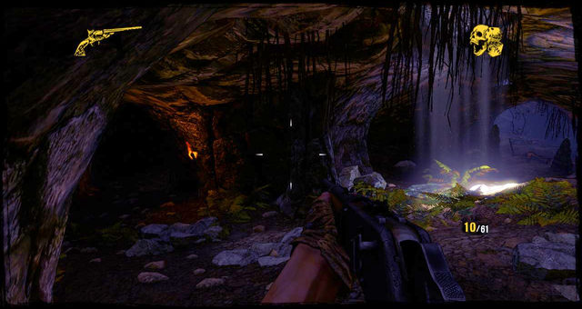 The Nugget to the left of the crossroads - Episode 7 - Nuggets of Truth (Secrets) - Call of Juarez: Gunslinger - Game Guide and Walkthrough