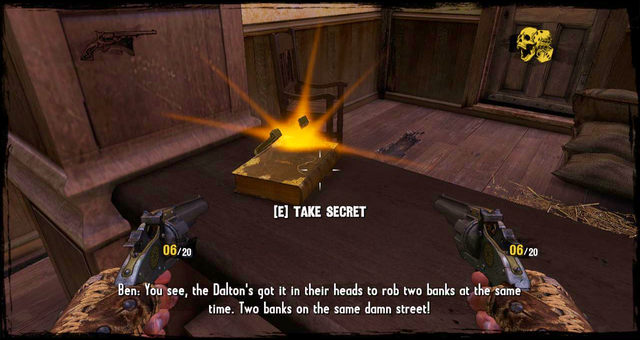 The Nugget on the counter - Episode 8 - Nuggets of Truth (Secrets) - Call of Juarez: Gunslinger - Game Guide and Walkthrough