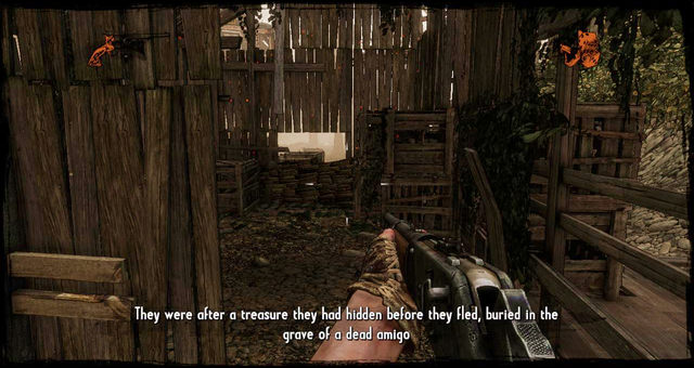 Here's where you lose consciousness; the Nugget is upstairs| - Episode 14 - Nuggets of Truth (Secrets) - Call of Juarez: Gunslinger - Game Guide and Walkthrough