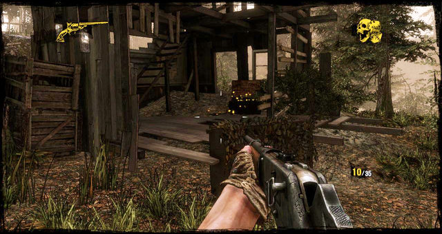 The house near the cemetery, the last Nugget in the game - Episode 14 - Nuggets of Truth (Secrets) - Call of Juarez: Gunslinger - Game Guide and Walkthrough