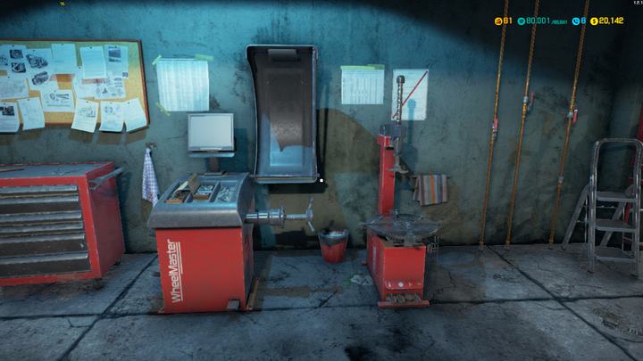 Wheel balancer - for balancing wheels. - Workshop hardware | Car Mechanic Simulator 2018 Guide - Gameplay basics - Car Mechanic Simulator 2018 Game Guide