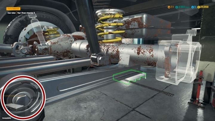 Dont forget to replace the bushing on your left... - Order 11 - Olsen Grand Club | Car Mechanic Simulator 2018 Walkthrough - Story orders - Car Mechanic Simulator 2018 Game Guide