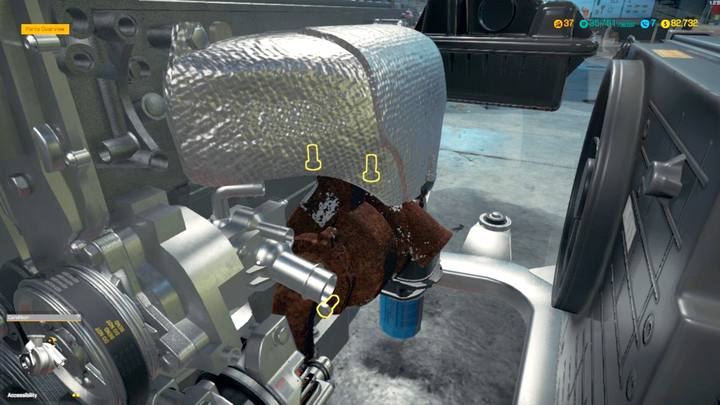 This time its easy to miss the turbocharger hidden under the cover - Order 27 - Emden Lotz GT | Car Mechanic Simulator 2018 Walkthrough - Story orders - Car Mechanic Simulator 2018 Game Guide