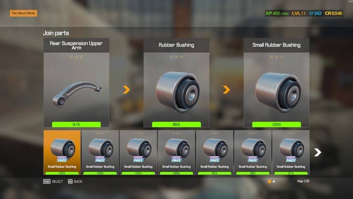 They can be seen when you're putting the arm together - Rubber bushing - where to find? - FAQ - Car Mechanic Simulator 2021 Guide