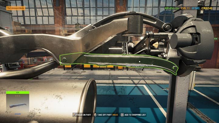 To reach the next bushing you need to disassembly the rear suspension arm on the bottom - Rubber bushing - where to find? - FAQ - Car Mechanic Simulator 2021 Guide