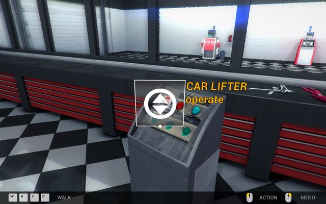 Thanks to the car lifter you will get to the chassises of the repaired cars - Third garage - Garage walks - Car Mechanic Simulator 2014 - Game Guide and Walkthrough