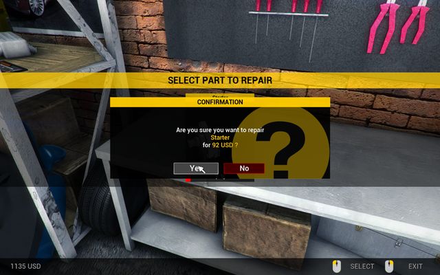 Repair of that component is not very expensive. - Order 5 - Revton Wind - Orders - First garage - Car Mechanic Simulator 2014 - Game Guide and Walkthrough