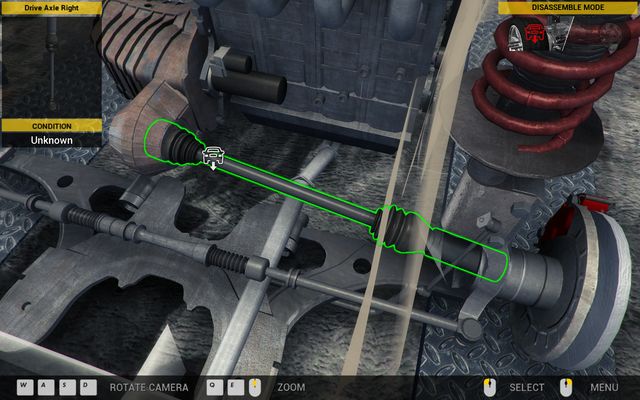 Twisting off the axle is not a big problem. - Order 11 - Revton Van - Orders - First garage - Car Mechanic Simulator 2014 - Game Guide and Walkthrough