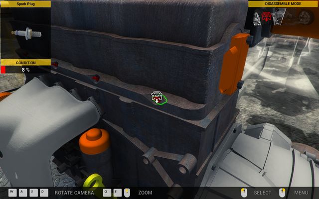 Replacement of the spark plugs requires the precision. - Order 19 - Aisan Cougar - Orders - First garage - Car Mechanic Simulator 2014 - Game Guide and Walkthrough