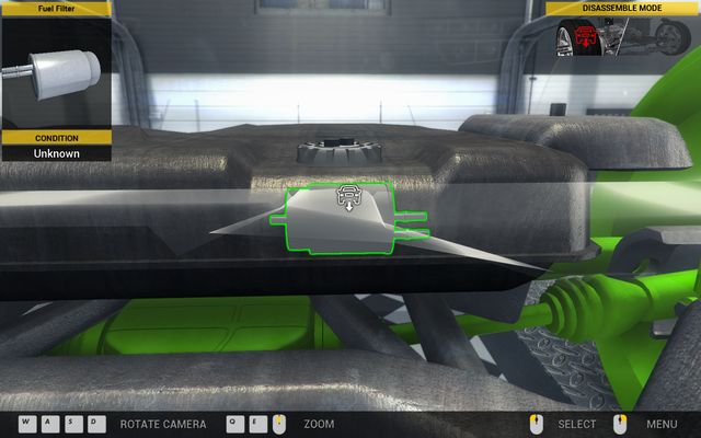 The fuel filter is very easy to find. - Order 47 - Vulcan Spectre - Orders - Third garage - Car Mechanic Simulator 2014 - Game Guide and Walkthrough