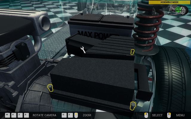 The air filter is well protected by the solid cover. - Order 50 - Revton Wind - Orders - Third garage - Car Mechanic Simulator 2014 - Game Guide and Walkthrough