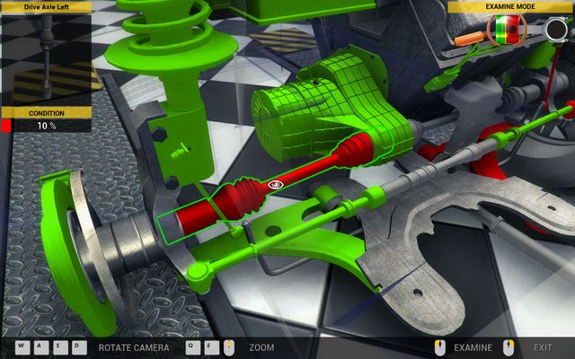 Getting rid of the drive axle gives you access to the gearbox. - Order 52 - Sceo LC500 - Orders - Third garage - Car Mechanic Simulator 2014 - Game Guide and Walkthrough