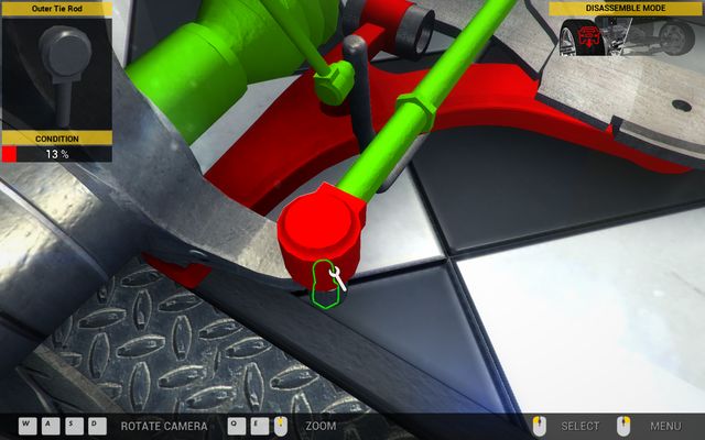 The outer tie rod is responsible for turning precision. - Order 61 - Sceo LC500 - Orders - Third garage - Car Mechanic Simulator 2014 - Game Guide and Walkthrough