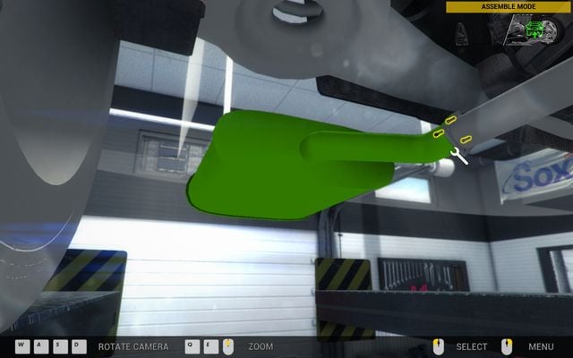 The rear muffler is one of the missing elements. - Order 73 - Genesis Town - Orders - Third garage - Car Mechanic Simulator 2014 - Game Guide and Walkthrough