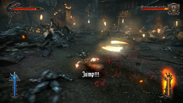 Final encounter with the Paladin. - Prologue - Castle Siege - The Main Campaign - walkthrough - Castlevania: Lords of Shadow 2 - Game Guide and Walkthrough