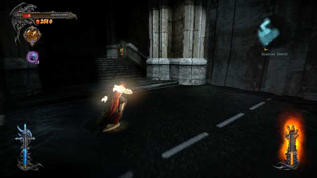 A Memorial hidden at the end of the street. - Mission 3 - The Antidote - The Main Campaign - walkthrough - Castlevania: Lords of Shadow 2 - Game Guide and Walkthrough