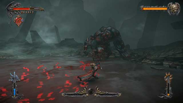 Inner Draculas Golem form. - Mission 8 - The Hooded Man - The Main Campaign - walkthrough - Castlevania: Lords of Shadow 2 - Game Guide and Walkthrough