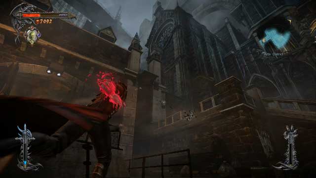 A clock tower holding a Pain Box inside. - Mission 8 - The Hooded Man - Gems - First pass - Castlevania: Lords of Shadow 2 - Game Guide and Walkthrough