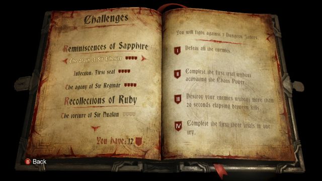 Reminiscences of Sapphire challenges. - Reminiscences of Sapphire - Challenges - Castlevania: Lords of Shadow 2 - Game Guide and Walkthrough