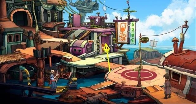 The adventure continues - Have words with Goal | Chaos on Deponia Walkthrough - Have words with Goal - Chaos on Deponia Guide