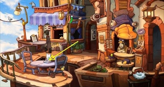 Give the membership card to the Platypus Trapper - he will give you a guide - Learn how to convince Lady Goal | Chaos on Deponia Walkthrough - Have words with Goal - Chaos on Deponia Guide
