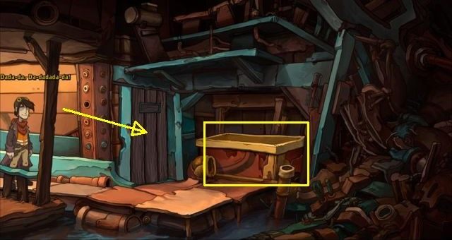 Share the information received from Garlef with Baby Goal - Join the rebels - Chaos on Deponia Walkthrough - Convince Baby Goal - Chaos on Deponia Guide