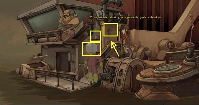 Enter the room and throw the candle to the pot - Create Rufus dummy - Chaos on Deponia Walkthrough - Chasing Goal - Chaos on Deponia Guide