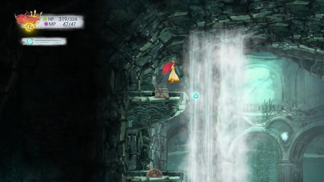 Faery Nectar Potent is in the box on the left and Magic Defense Elixir is in the box on the right. - Chapter 10 | Collectibles - Collectibles - Child of Light Game Guide